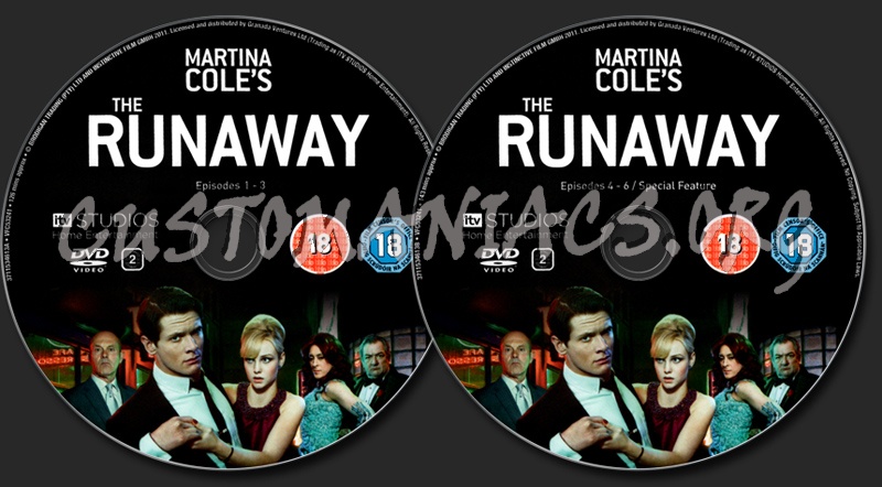 Martina Cole's The Runaway dvd label