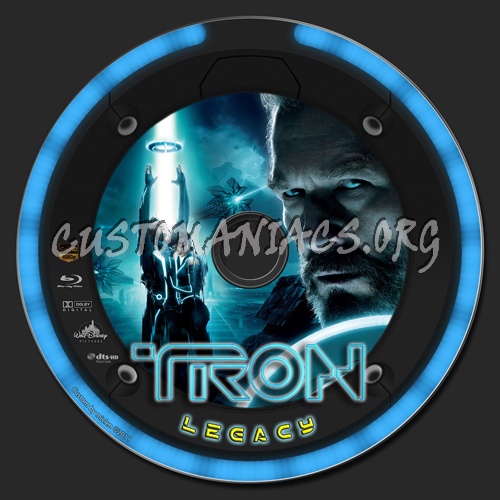 Tron Legacy dvd label