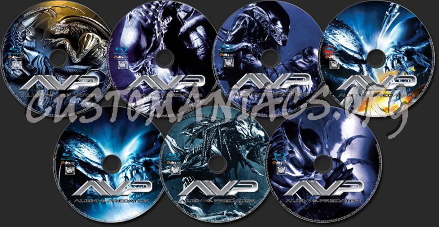 Alien vs Predator blu-ray label