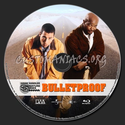 Bulletproof blu-ray label