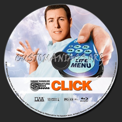 Click blu-ray label