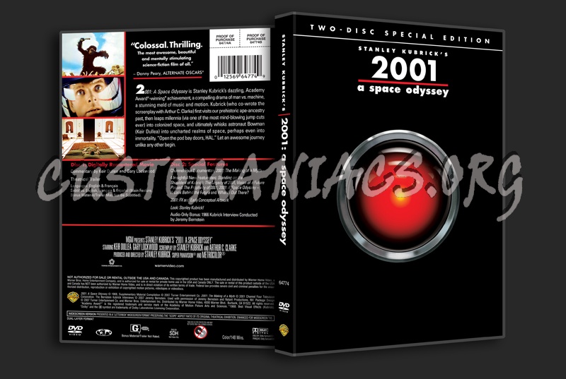 2001 A Space Odyssey dvd cover