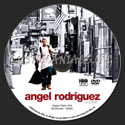 Angel Rodriguez dvd label