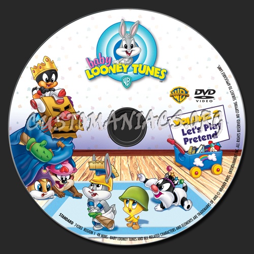 Baby Looney Tunes Volume 2 dvd label