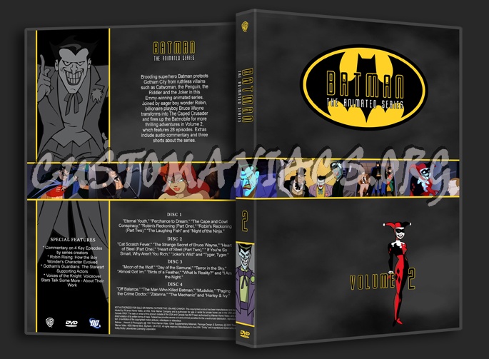 Batman The Animated Series dvd cover