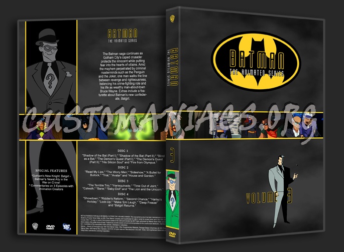 Batman The Animated Series dvd cover