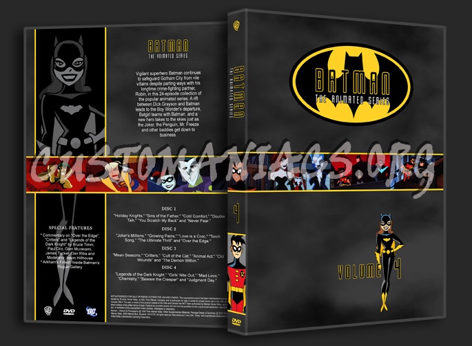 Batman The Animated Series dvd cover