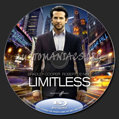 Limitless blu-ray label