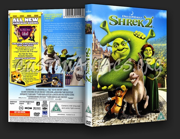 Shrek 2 dvd cover - DVD Covers & Labels by Customaniacs, id: 4908 free ...