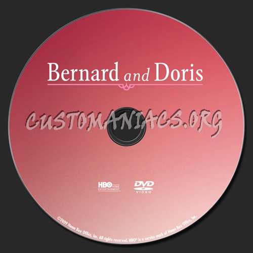 Bernard and Doris dvd label