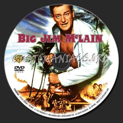 Big Jim McLain dvd label