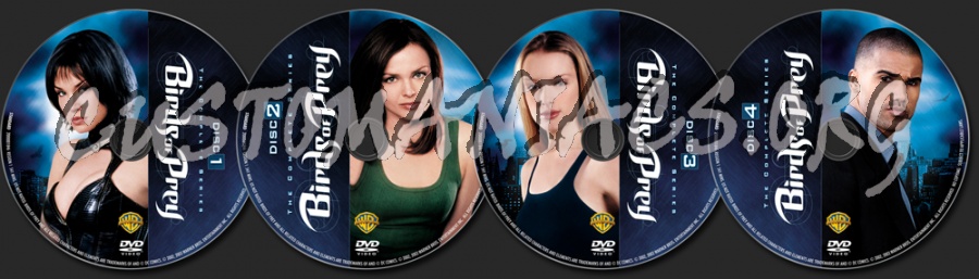 Birds of Prey The Complete Series dvd label