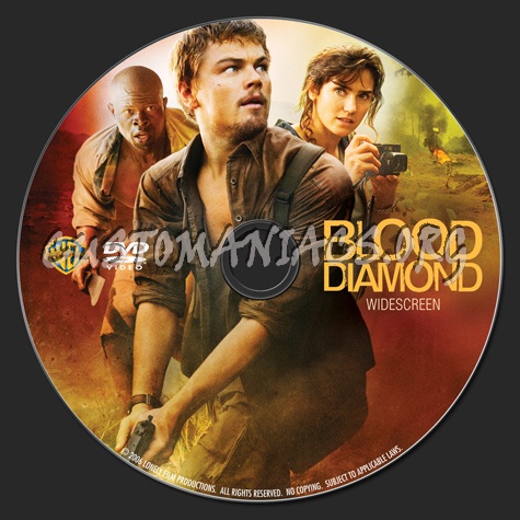 Blood Diamond dvd label