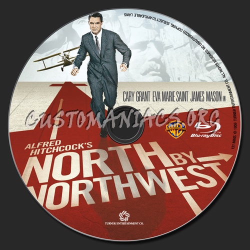 North by Northwest blu-ray label