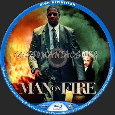 Man On Fire blu-ray label - DVD Covers & Labels by Customaniacs, id ...