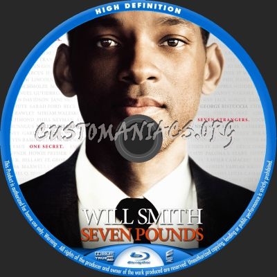 Seven Pounds blu-ray label