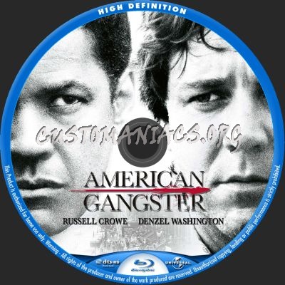 American Gangster blu-ray label