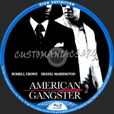 American Gangster blu-ray label