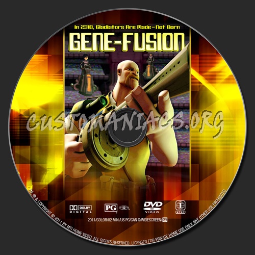 Gene-Fusion dvd label