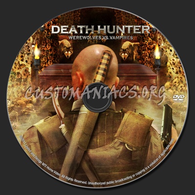 Death Hunter dvd label