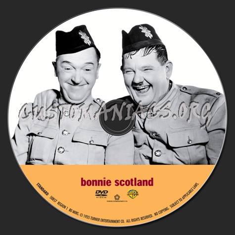 Bonnie Scotland dvd label