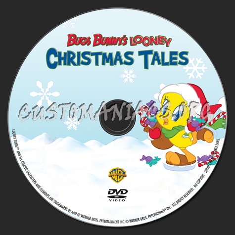 Bugs Bunny's Looney Christmas Tales dvd label