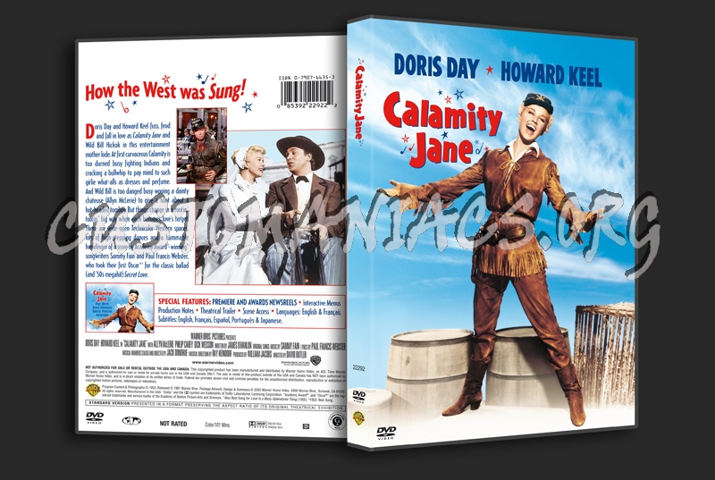 Calamity Jane dvd cover