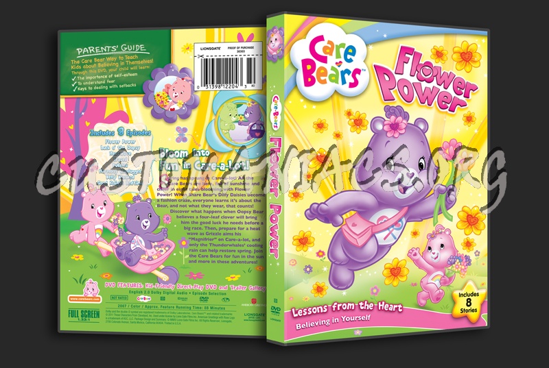 Care Bears Flower Power dvd cover