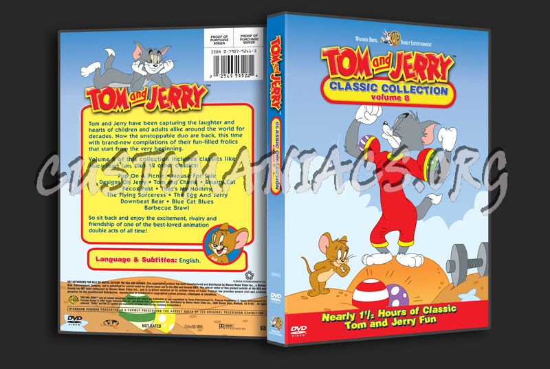 Tom and Jerry Classic Collection Volume 8 dvd cover