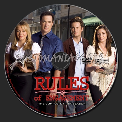 Rules of Engagement Season 1 dvd label