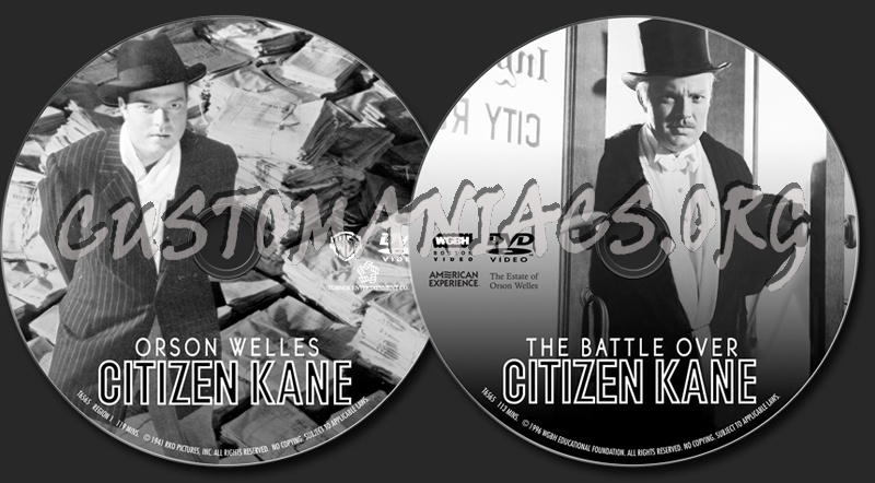 Citizen Kane dvd label