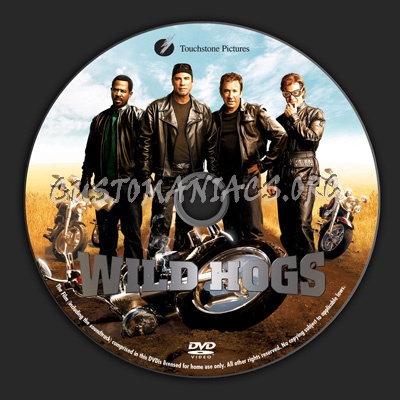 Wild Hogs dvd label