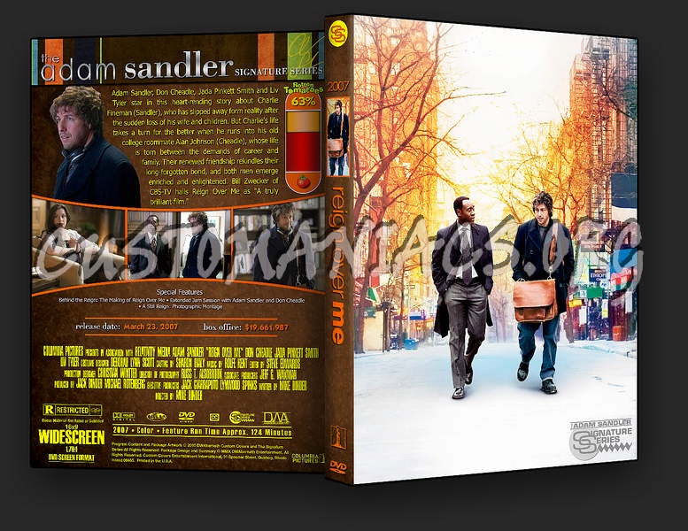 Reign Over me dvd cover