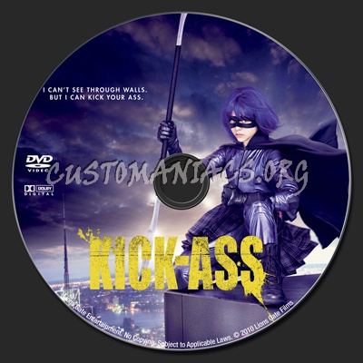 Kick-Ass dvd label