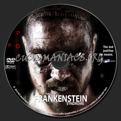 The Frankenstein Syndrome dvd label