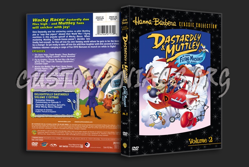 Dastardly & Mutley in their Flying Machines Volume 2 dvd cover