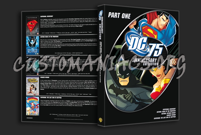 DC 75 Anniversary Collection Part 1 dvd cover