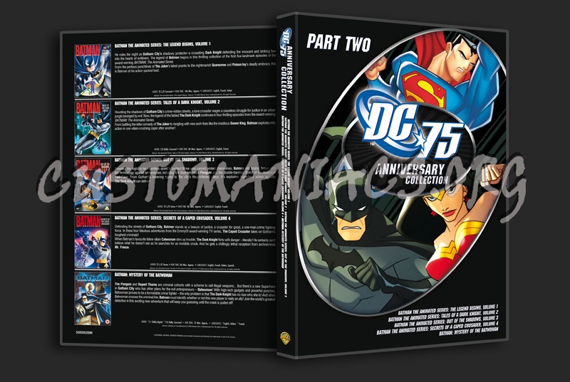 DC 75 Anniversary Collection Part 2 dvd cover