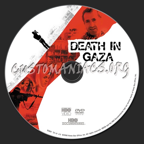 Death in Gaza dvd label