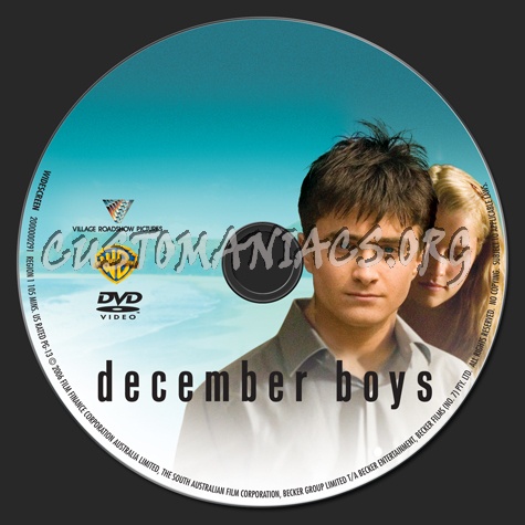 December Boys dvd label