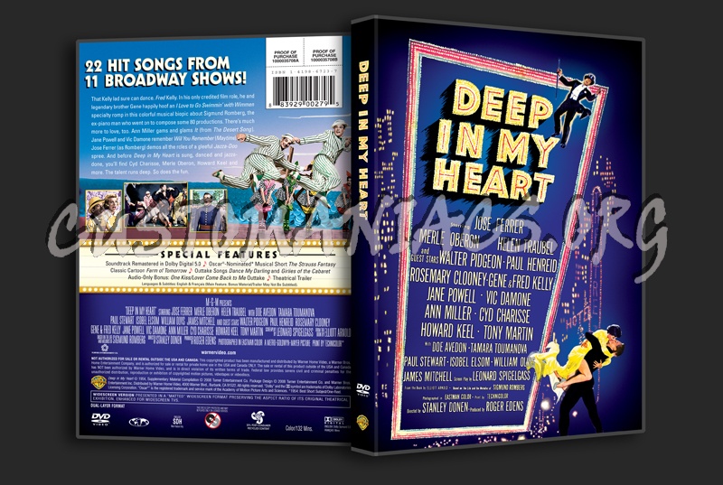 Deep in My Heart dvd cover