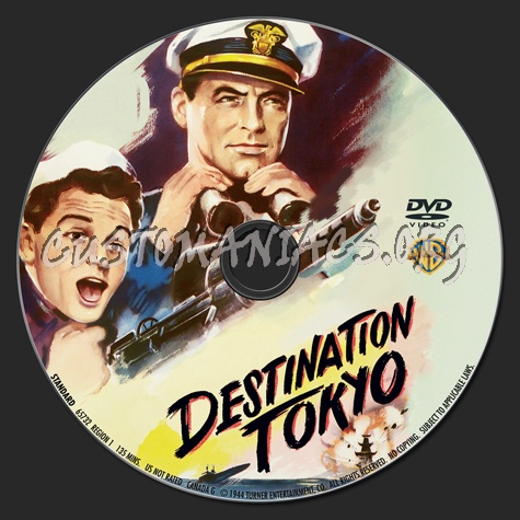 Destination Tokyo dvd label