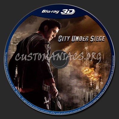 City Under Siege 3D blu-ray label