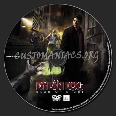 Dylan Dog dvd label