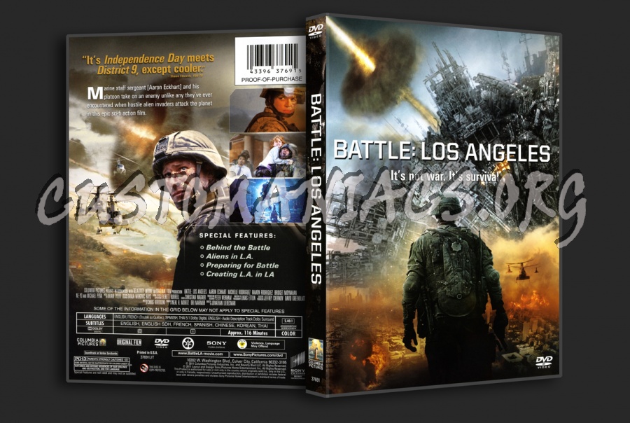 Battle Los Angeles dvd cover