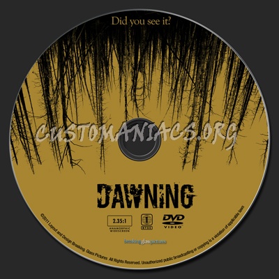 Dawning dvd label