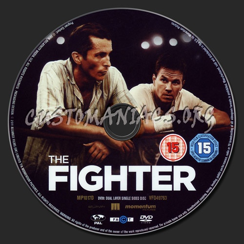 The Fighter dvd label