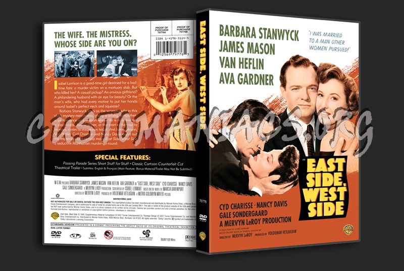 East Side, West Side dvd cover