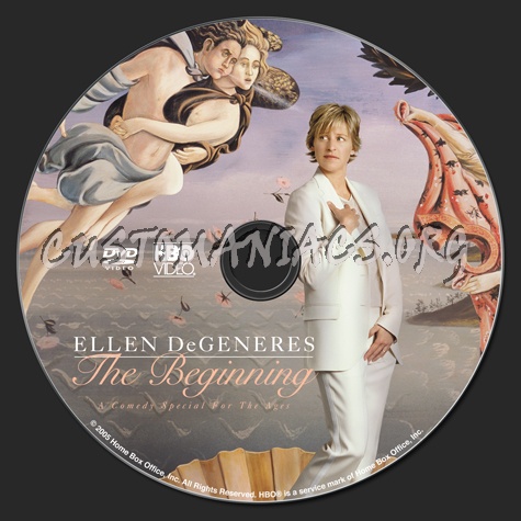 Ellen Degeneres The Beginning dvd label