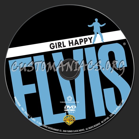 Elvis: Girl Happy dvd label